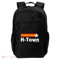 Distressed Town Houston Texas Strong Retro Houston Backpack thumb 0