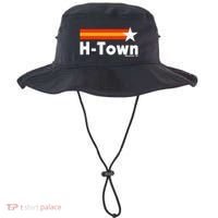 Distressed Town Houston Texas Strong Retro Houston Bucket Hat thumb 0
