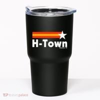 Distressed Town Houston Texas Strong Retro Houston Tumbler thumb 0