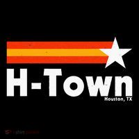 Distressed Town Houston Texas Strong Retro Houston Ornament thumb 1