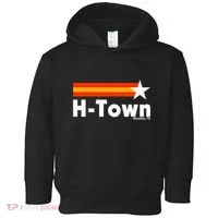 Distressed Town Houston Texas Strong Retro Houston Toddler Hoodie thumb 0