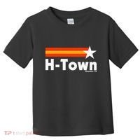 Distressed Town Houston Texas Strong Retro Houston Toddler T-Shirt thumb 0