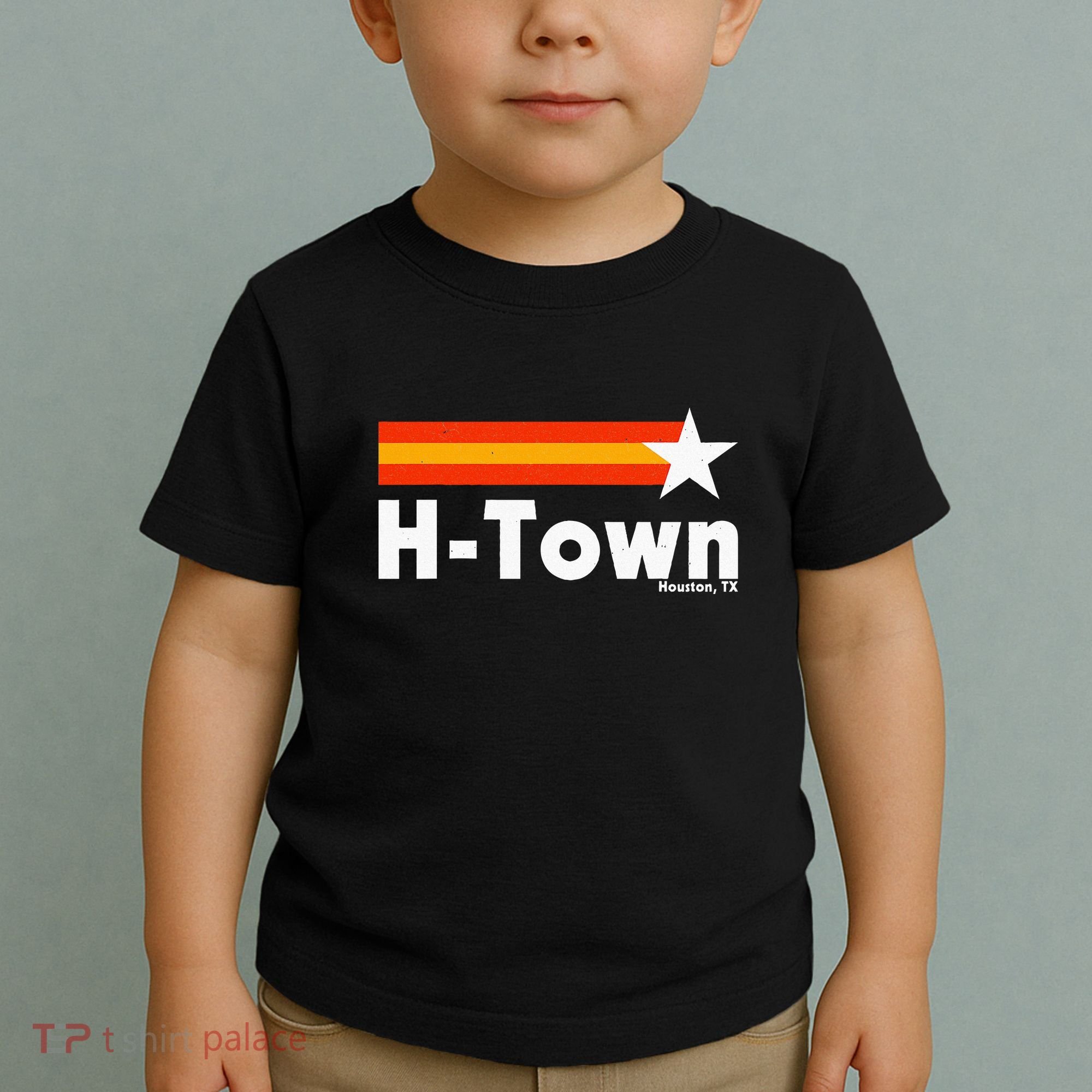 Distressed Town Houston Texas Strong Retro Houston Toddler T-Shirt