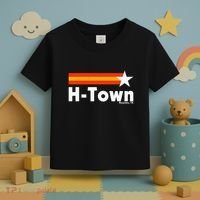 Distressed Town Houston Texas Strong Retro Houston Toddler T-Shirt thumb 3