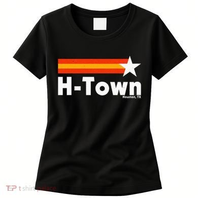 Distressed Town Houston Texas Strong Retro Houston Women's T-Shirt