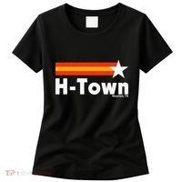 Distressed Town Houston Texas Strong Retro Houston Women's T-Shirt thumb 0