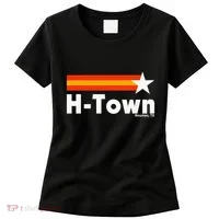 Distressed Town Houston Texas Strong Retro Houston Women's T-Shirt thumb 0
