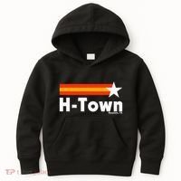 Distressed Town Houston Texas Strong Retro Houston Kids Hoodie thumb 0