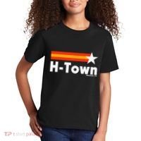Distressed Town Houston Texas Strong Retro Houston Kids T-Shirt thumb 2