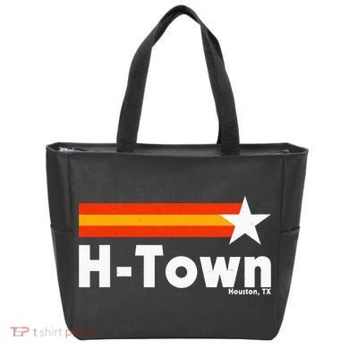 Distressed Town Houston Texas Strong Retro Houston Tote Bag