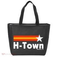 Distressed Town Houston Texas Strong Retro Houston Tote Bag thumb 0