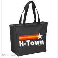 Distressed Town Houston Texas Strong Retro Houston Tote Bag thumb 2