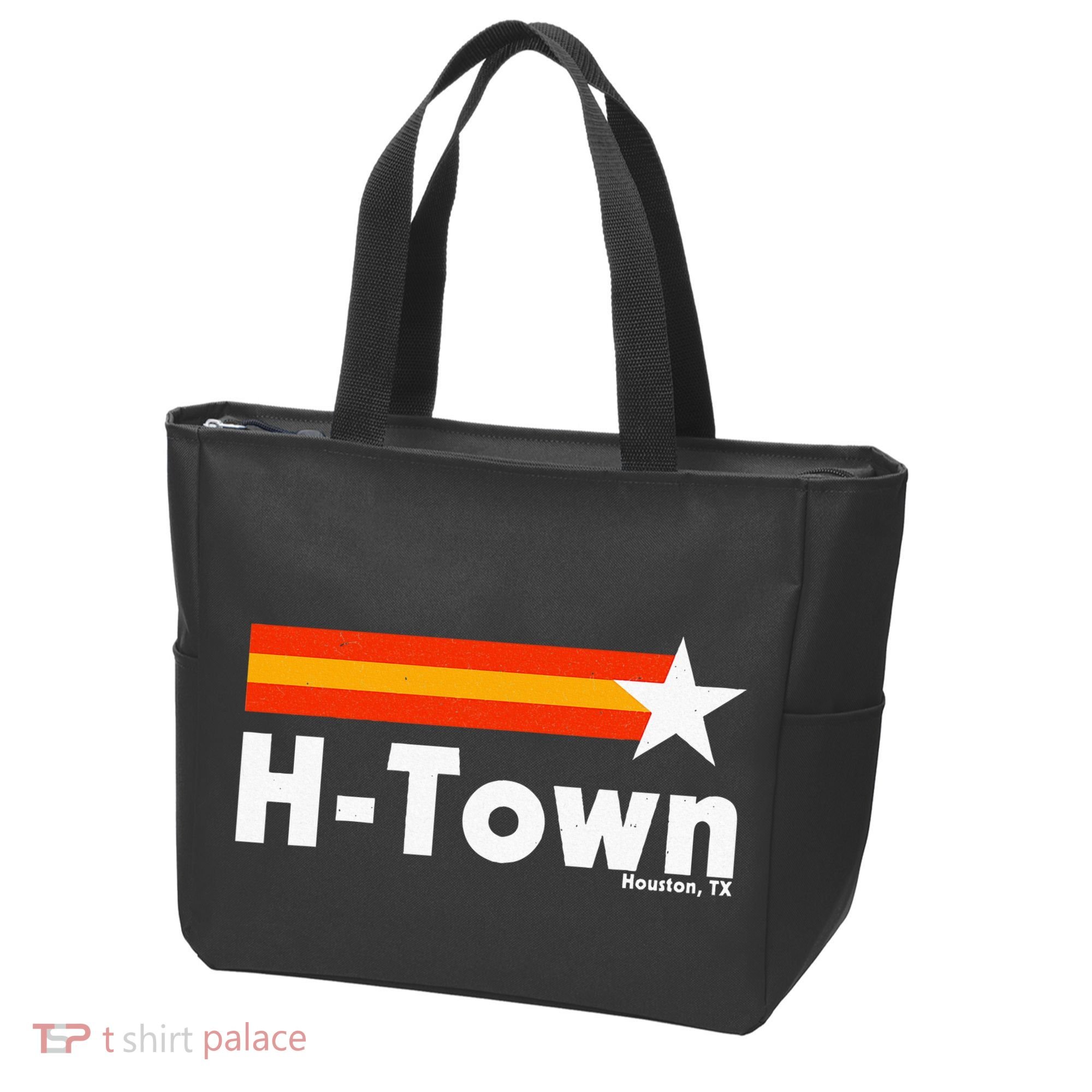 Distressed Town Houston Texas Strong Retro Houston Tote Bag