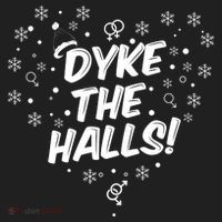 Dyke The Halls Lgbt Ugly Christmas Sweater Gift Holidays Beanie thumb 2