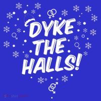 Dyke The Halls Lgbt Ugly Christmas Sweater Gift Holidays Women's Tank Top thumb 5