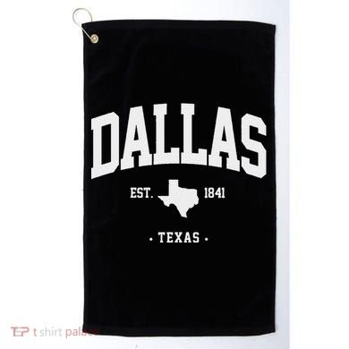 Dallas Texas Home State Gift Dallas Texas Golf Towel