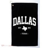 Dallas Texas Home State Gift Dallas Texas Golf Towel thumb 0
