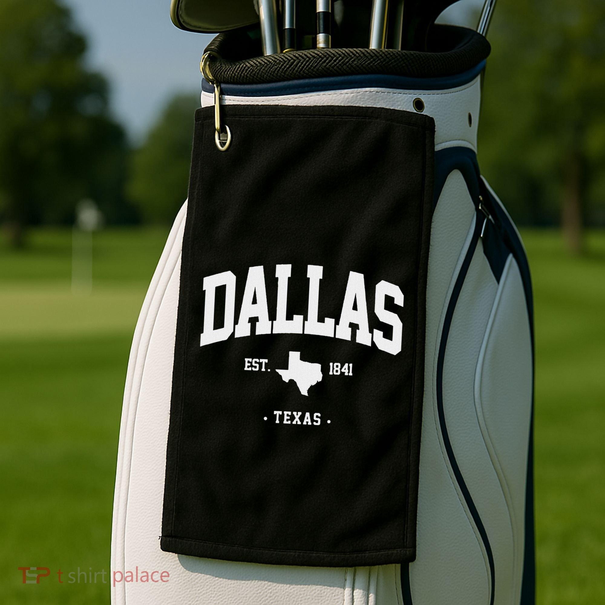 Dallas Texas Home State Gift Dallas Texas Golf Towel