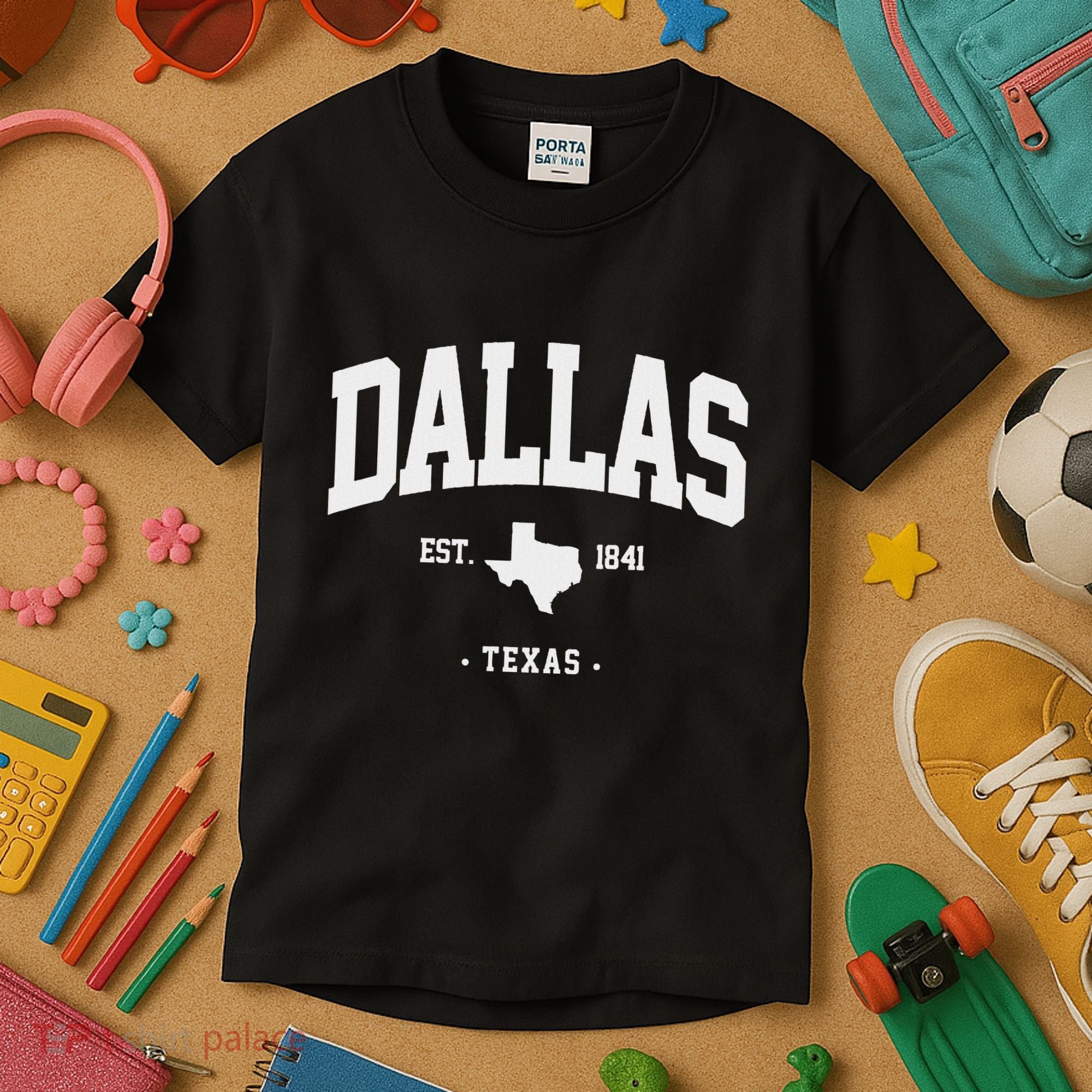 Dallas Texas Home State Gift Dallas Texas Kids T-Shirt
