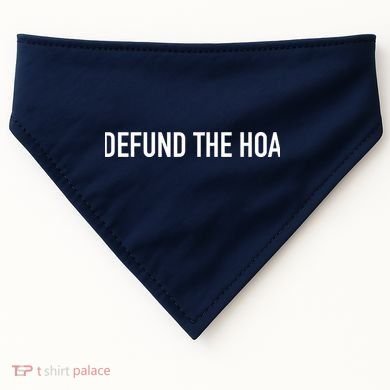 Defund The HOA USA-Made Doggie Bandana