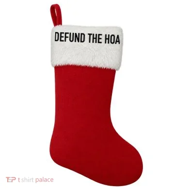 Defund The HOA Christmas Stocking
