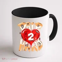 Drip Too Hard Heart Dripping Cool Swag Team Matching Sneaker Gift Idea Coffee Mug thumb 1
