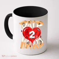 Drip Too Hard Heart Dripping Cool Swag Team Matching Sneaker Gift Idea Coffee Mug thumb 0