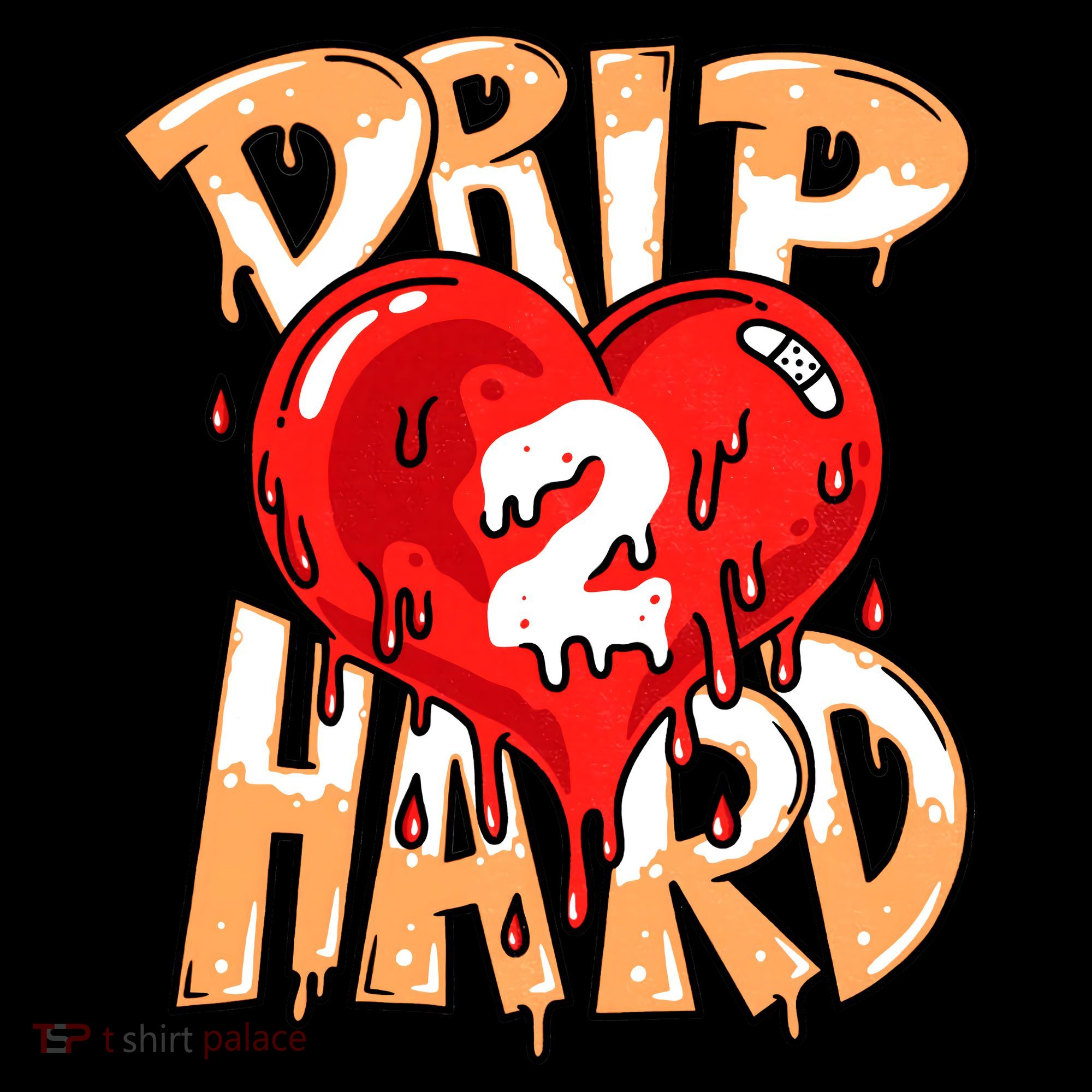 Drip Too Hard Heart Dripping Cool Swag Team Matching Sneaker Gift Idea Coffee Mug