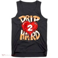 Drip Too Hard Heart Dripping Cool Swag Team Matching Sneaker Gift Idea Tank Top thumb 0