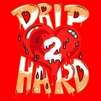 Drip Too Hard Heart Dripping Cool Swag Team Matching Sneaker Gift Idea Santa Hat thumb 1
