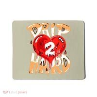 Drip Too Hard Heart Dripping Cool Swag Team Matching Sneaker Gift Idea Mousepad thumb 0