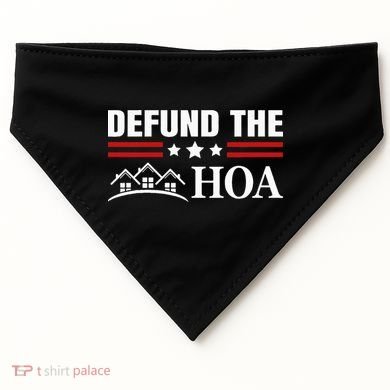 DEFUND THE HOA Homeowners Association USA-Made Doggie Bandana