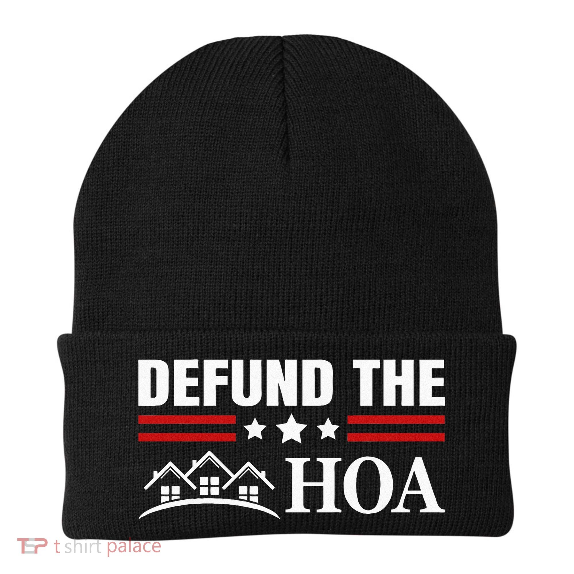DEFUND THE HOA Homeowners Association Beanie