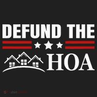 DEFUND THE HOA Homeowners Association Golf Towel thumb 3