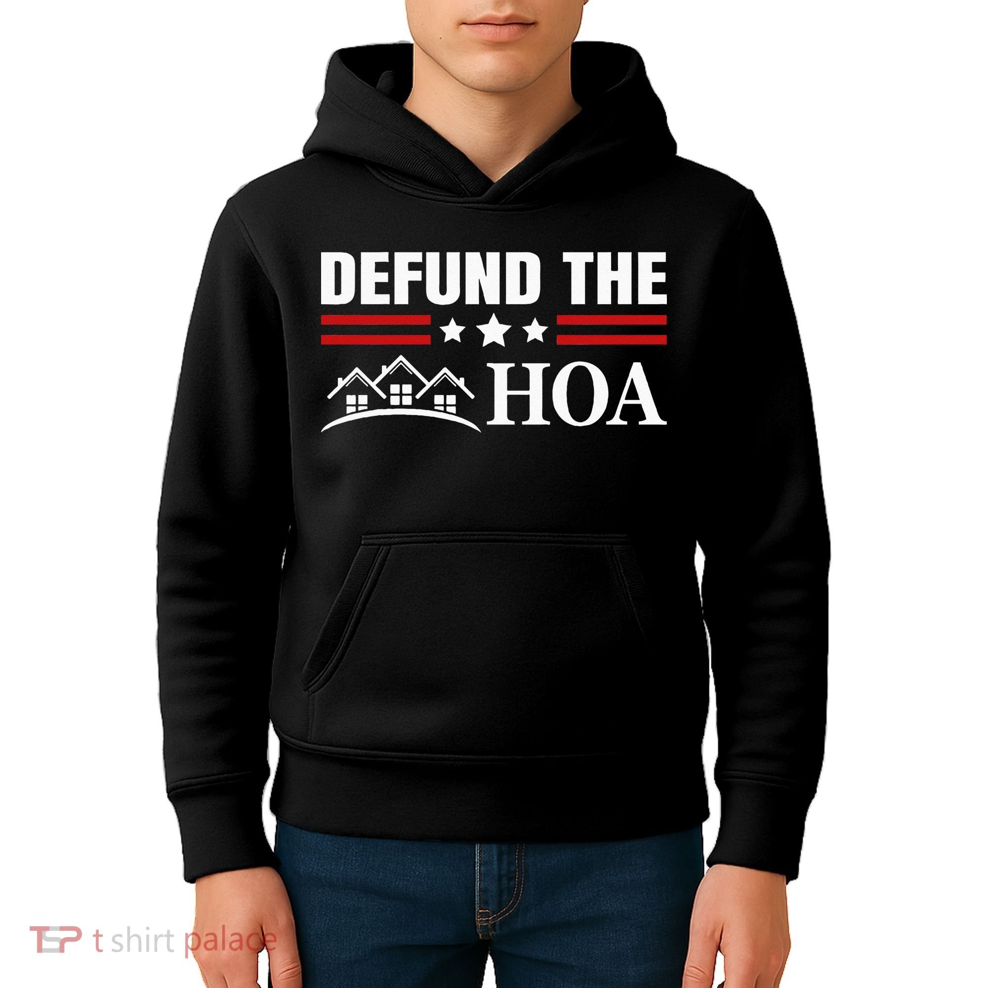 DEFUND THE HOA Homeowners Association Kids Hoodie