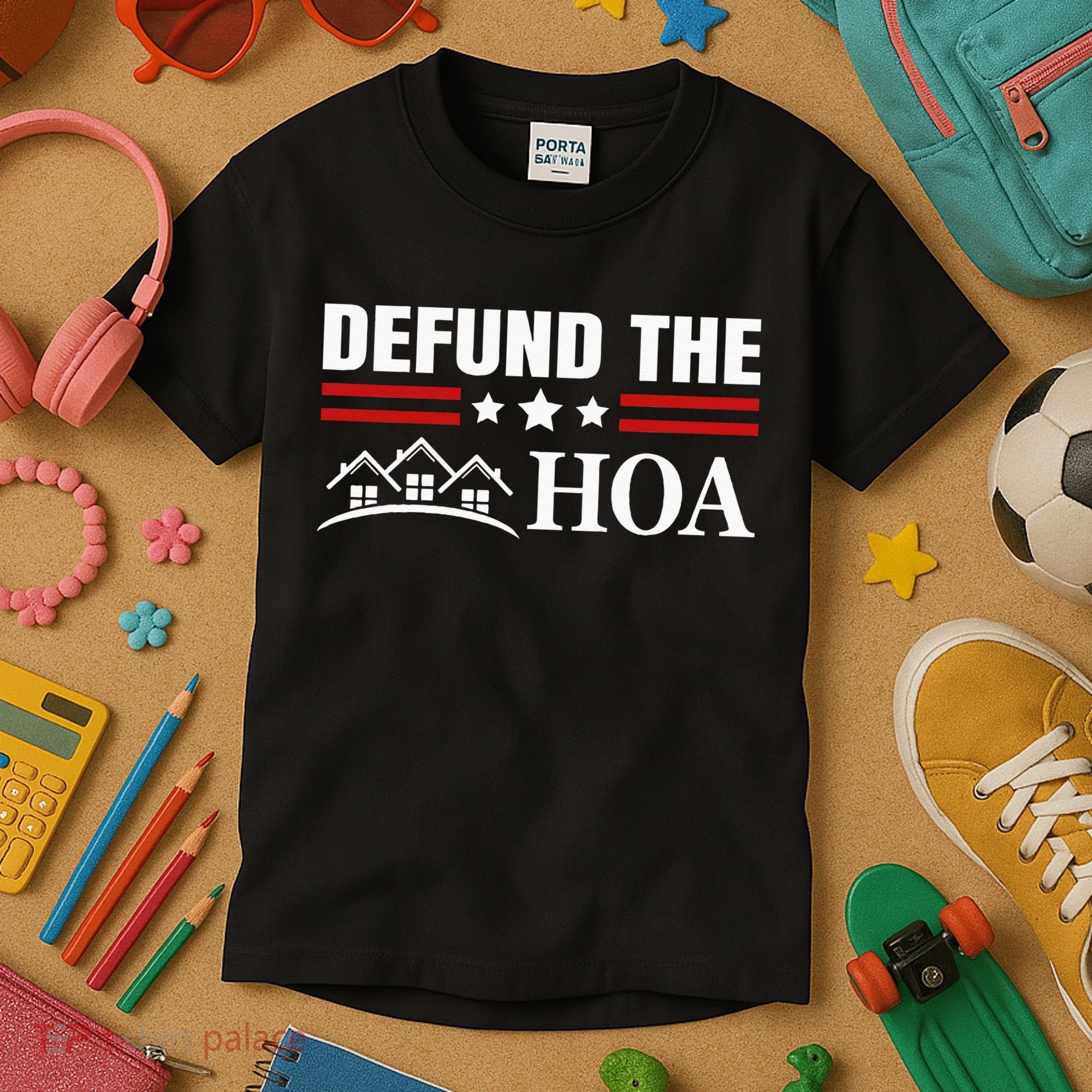 DEFUND THE HOA Homeowners Association Kids T-Shirt