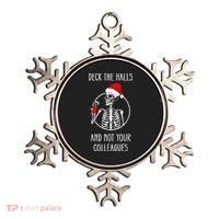 Deck The Halls And Not Your Colleagues Merry Christmas Ornament thumb 0