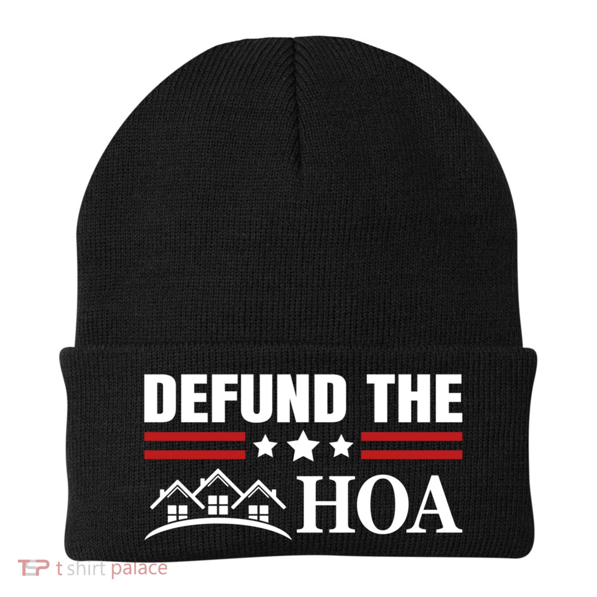 DEFUND THE HOA Homeowners Association Beanie
