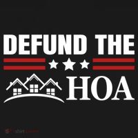 DEFUND THE HOA Homeowners Association Coaster thumb 2
