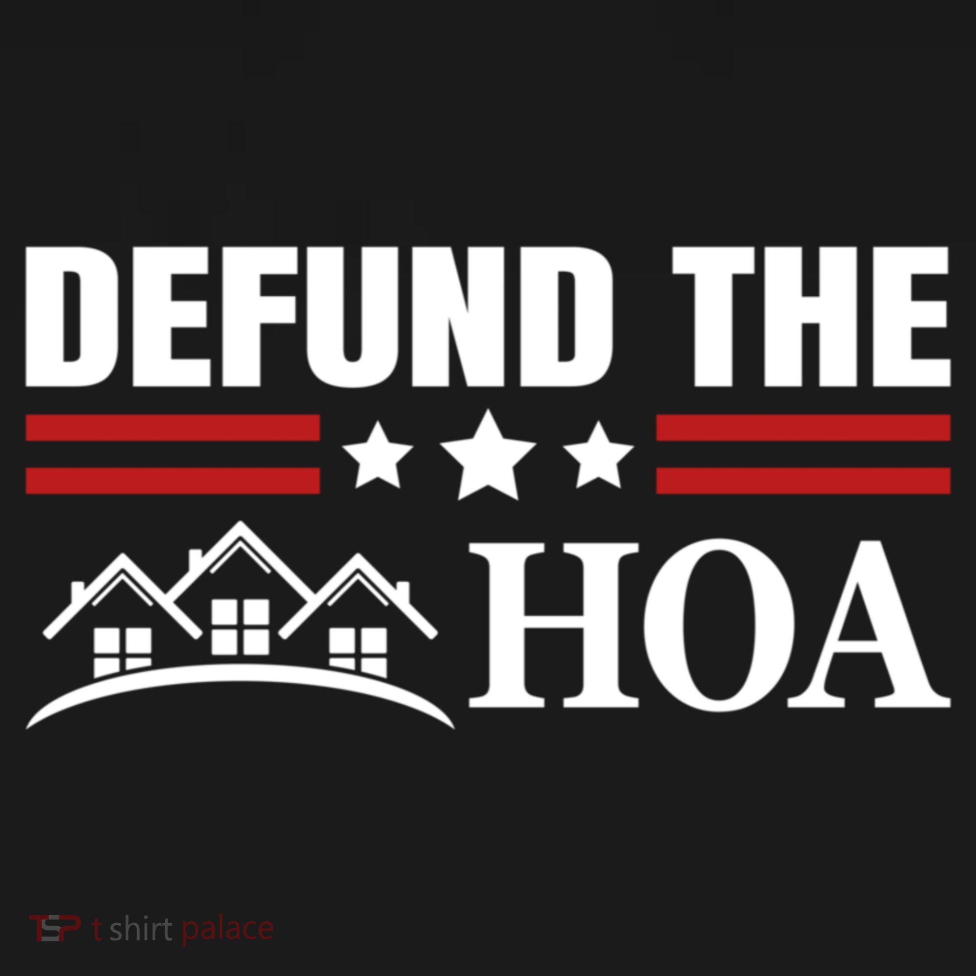 DEFUND THE HOA Homeowners Association Coaster