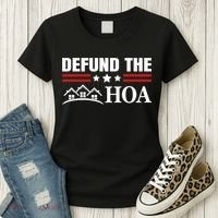 DEFUND THE HOA Homeowners Association Women's T-Shirt thumb 3