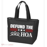 DEFUND THE HOA Homeowners Association Tote Bag thumb 3