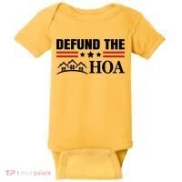 DEFUND THE HOA Homeowners Association Baby Bodysuit thumb 0