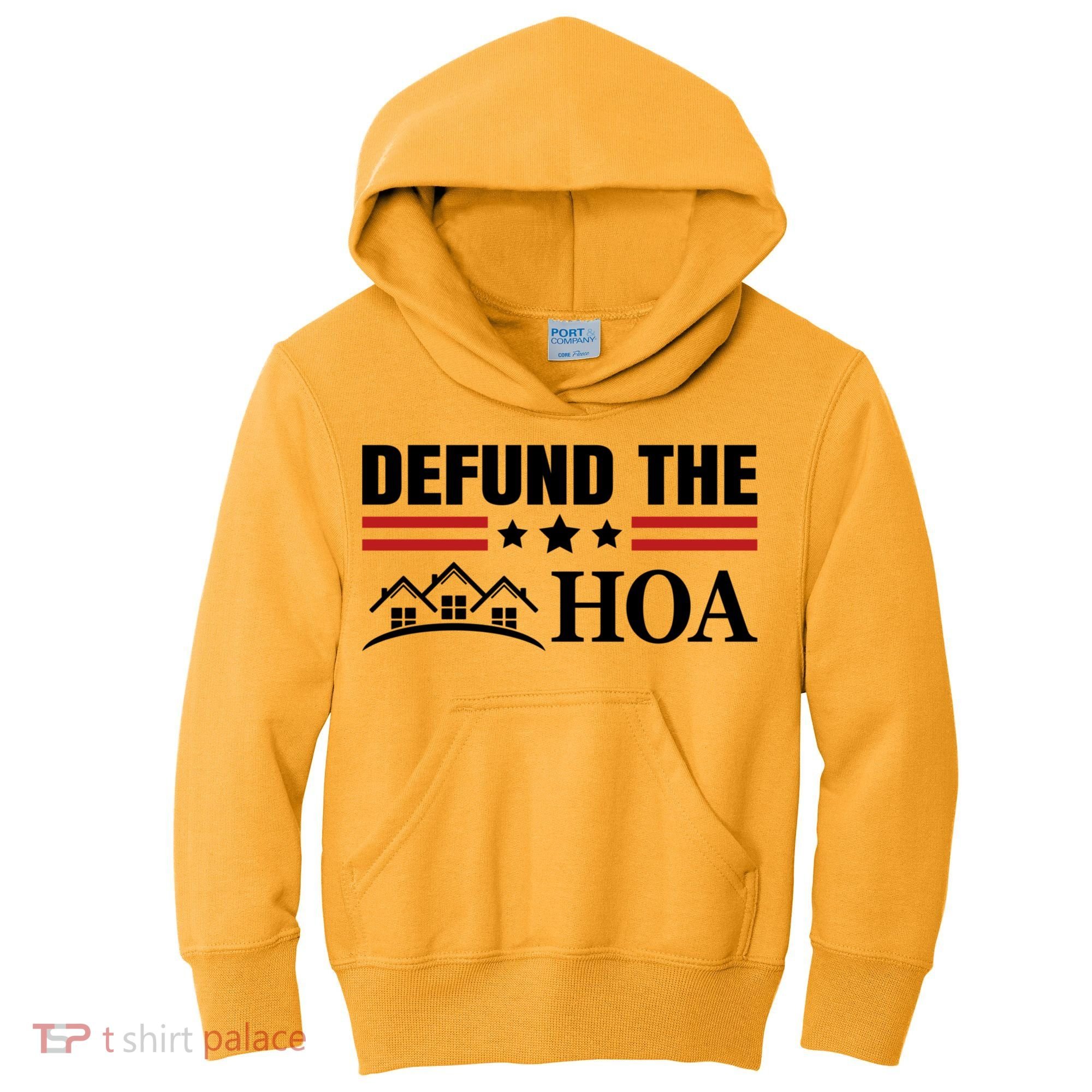 DEFUND THE HOA Homeowners Association Kids Hoodie