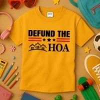 DEFUND THE HOA Homeowners Association Kids T-Shirt thumb 3