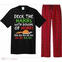 Deck The Harrs With Boughs Of Horry Fra Ra Ra Ra Goose Xmas Pajama Set thumb 0