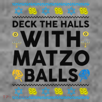  Deck The Halls With Matzo Balls Ugly Hanukkah Happy Jewish  Toddler Hoodie thumb 2
