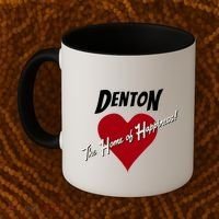 Denton The Home Of Happiness! Coffee Mug thumb 2