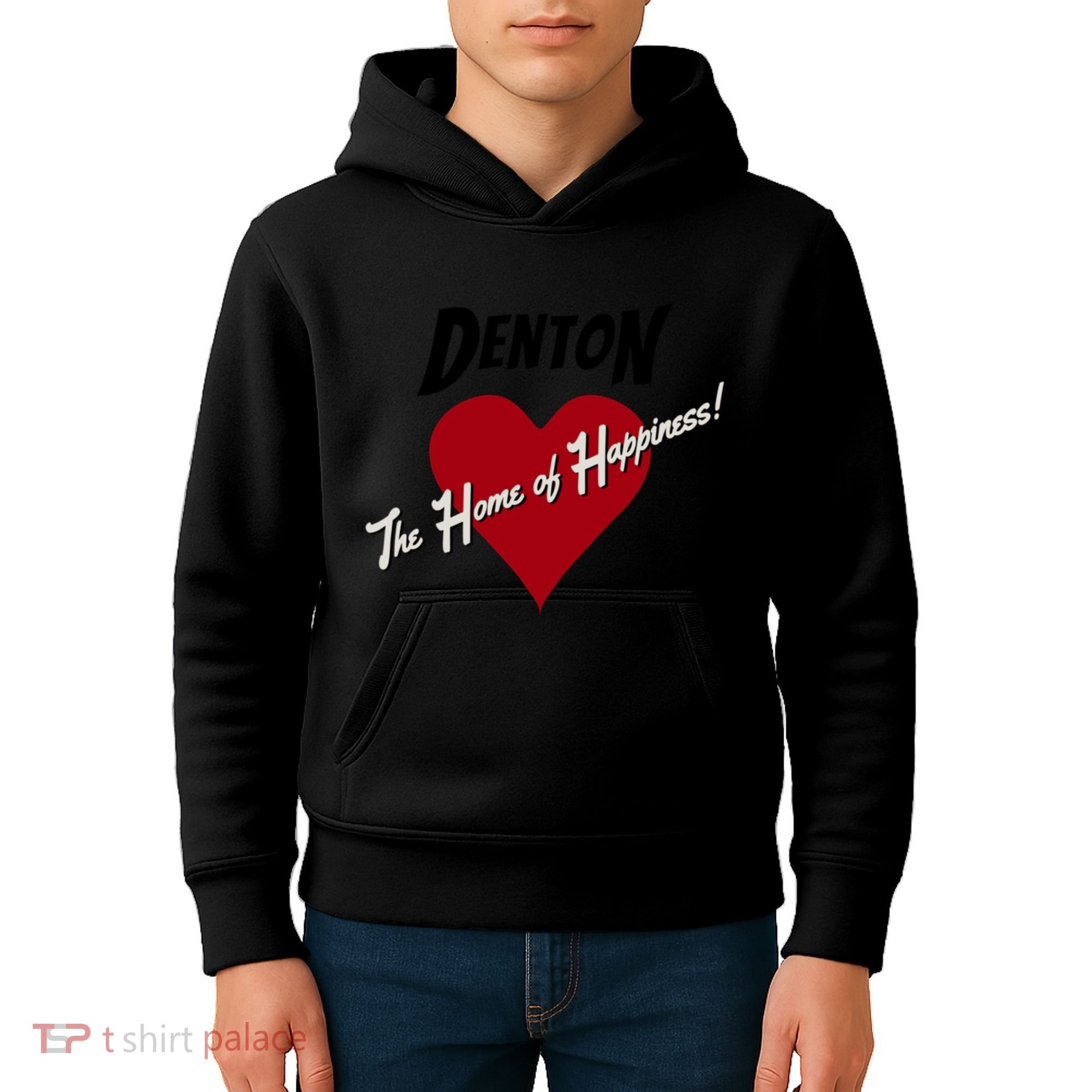 Denton The Home Of Happiness! Kids Hoodie
