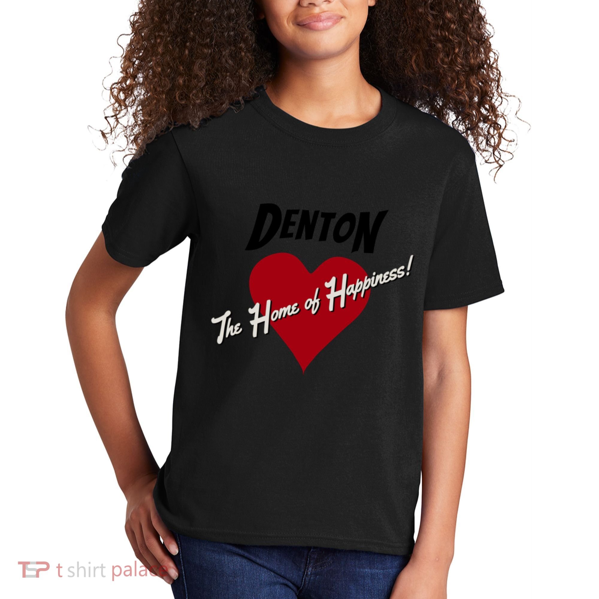 Denton The Home Of Happiness! Kids T-Shirt